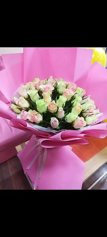 Цветы и букеты: Акция‼️‼️‼️101 и 51 роза букет 💐 любое оформление в подарок 🌹акция — 6