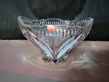 Činije: Bombinijera iz 70ih kristal,led kristal,matirani delovi,rucni rad Anna — 4