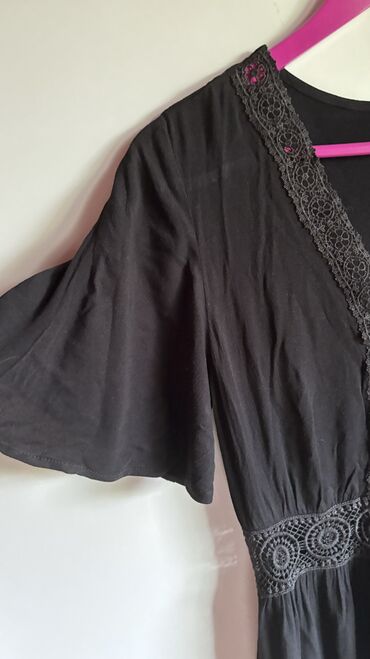 Haljine: One size, bоја - Crna, Kratkih rukava — 12