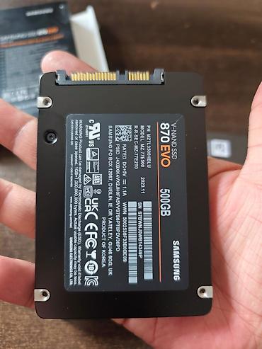 ssd 240gb: Samsung 870 EVO 500GB SSD - Model: Samsung SSD 870 EVO, 2.5" SATA III — 1