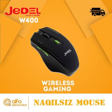 gaming mouse qiymetleri v Azərbaycan | Mauslar: Jedel W400 Naqilsiz wifi Mouse Məhsul: Wifi Gaming Mouse - Naqilsiz