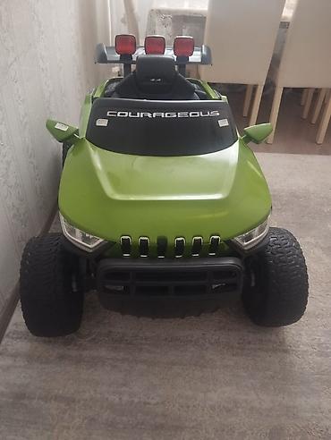 uşaqlar üçün maşınlar: Uşaq üçün elektrikli mini off-road maşın - Rəng: yaşıl, aqressiv — 1