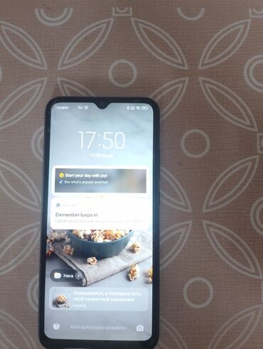 пс 4: Redmi 10A, 64 GB, rəng - Qara, Barmaq izi