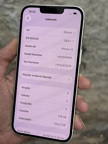rəsmi note 14: Ağ, Face ID — 5