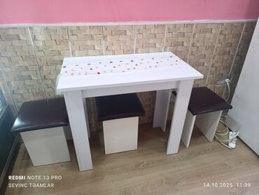 Qida məhsulları: Mətbəx üçün, İşlənmiş, 4 stul