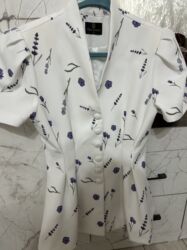 вечерние платья в бишкеке недорого: Женская блуза Elizz Brand, размер S - Цвет: молочно‑белый с нежным