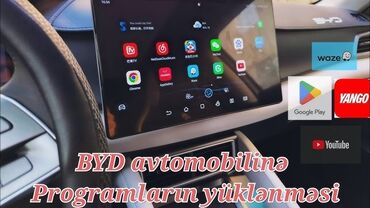 maşın üçün manitorlar: BYD avtomobilləri üçün proqram yükləmə xidməti təklif olunur. Bu