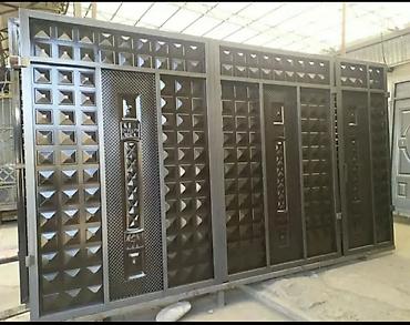 Распашные ворота: Кованые и металлические ворота и калитки - Виды: распашные ворота с — 10