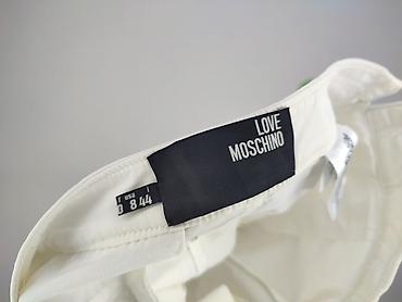 bialym: Love Moschino, Spodnie materiałowe damskie, rozmiar M — 4