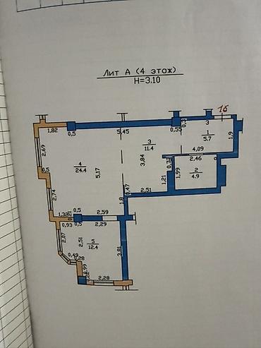 Продажа квартир: 2 комнаты, 60 м², Элитка, 4 этаж, Евроремонт — 7
