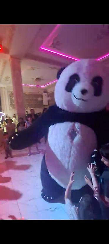 animatorlar bakida: Panda maskot ilə tədbir əyləncəsi - Böyük ölçülü panda maskotu ilə — 4