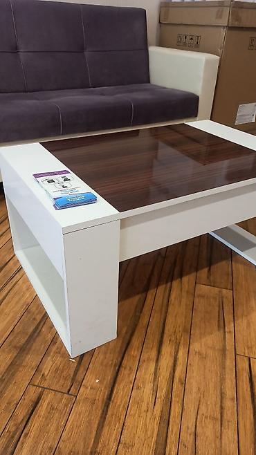 divan masa: Kvadrat masa, Açılmayan, Təkərsiz, Parlaq laminat, Zəmanətsiz — 1