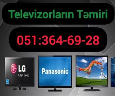 tv ekran təmiri: Televizor temiri Təmiri ünvana gələrək yerində edə bilərik yalnız