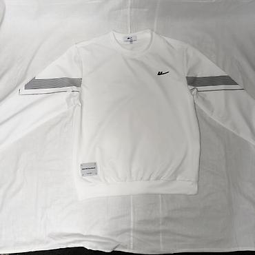 pull bear: Белый мужской свитшот с длинным рукавом. Супер хорошее качество — 1