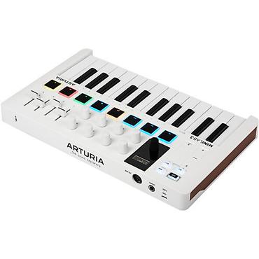 Klavişli alətlər: **Arturia MiniLab 3 MIDI-klaviatura, 25 mini düymə, ağ** Kompakt — 2