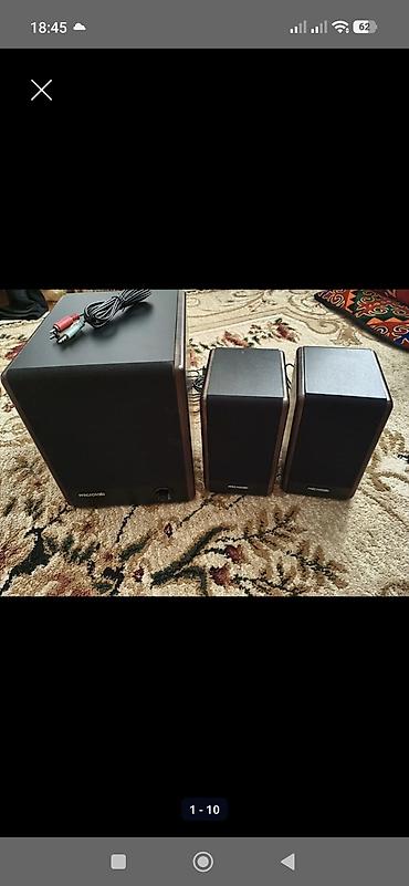 Колонки для ПК и ноутбуков: Акустическая система Microlab 2.1 - Комплект: сабвуфер + две — 4