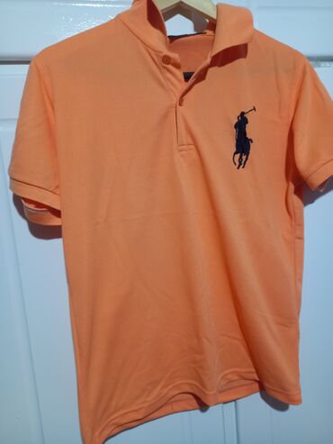 Aνδρικών ενδυμάτων: Men's T-shirt, M, xρώμα - Пορτοκάλι, Ralph Lauren