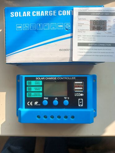 солнечные фонарики: Контроллер заряда аккумулятора, солнечные панели, PWM, 12-24В 30А