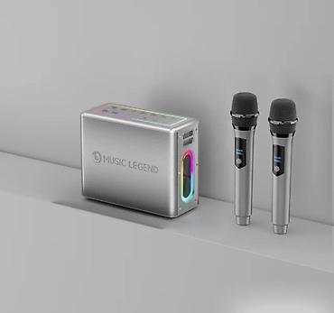 домашний караоке: Портативная колонка караоке система Music Legend V60 с двумя — 6