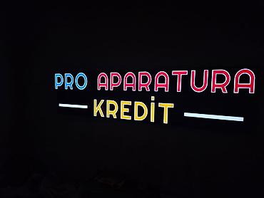 İşıqlı reklam lövhəsi – “PRO APARATURA KREDİT” maya deyerine satiram