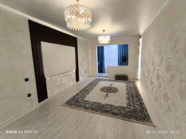 горький алматинка: 1 комната, 53 м², Элитка, 6 этаж, Евроремонт