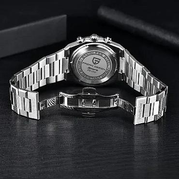 Ručni satovi: PAGANI DESIGN PD-1707 - 40mm - Plava- AP Royal Oak Homage Potpuno nov — 7
