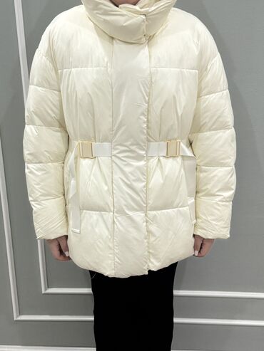 стильные украшения из кожи: Пуховик, 6XL (EU 52)