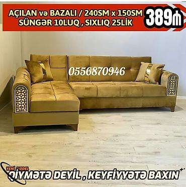 sultan divan: Künc divan, Qonaq otağı üçün, Parça, Bazalı, Açılan, Kitab — 10