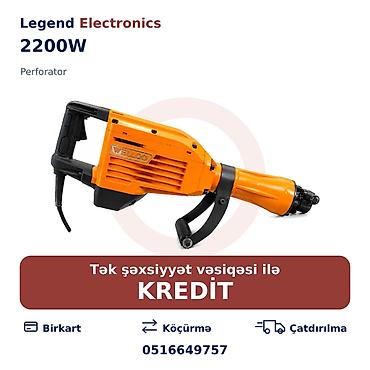 perforator ikinci el: Elan başlığı: Perforator, 2200W Elan mətni: Legend Electronics 2200W — 1