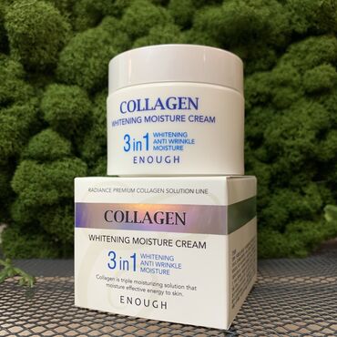 ləkələr üçün krem: Ağardıcı Nəmləndirici NOUGH Collagen 3 in 1 Krem 50ml Enough Collagen