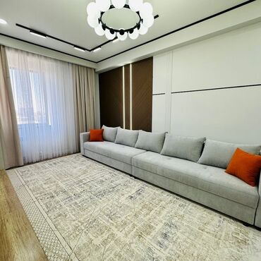 комнаты иссык: 2 комнаты, 61 м², Элитка, 6 этаж, Дизайнерский ремонт
