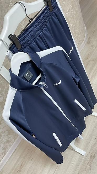 вещи из наруто: Мужской спортивный костюм, M, L, Li-Ning, Новый, цвет - Синий — 5