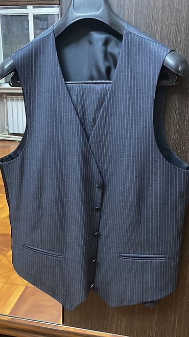 Pencəklər: Kişi kostyum gödəkçəsi – Bottega - Rəng: tünd göy (navy) üzərində incə — 7