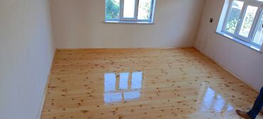 Döşəmə işləri: Pol yonqusu dolğu lak daxil iş mükəmməl olarağ işlənir — 9