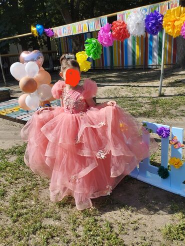 шикарная детская платья: Детское платье, цвет - Розовый