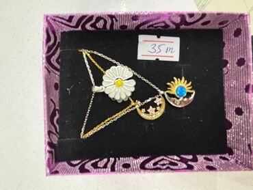 Bijuteriya dəstləri: Zərif bəzək dəstləri – kolyeler və kulonlar - Qutuda təqdim olunan — 13