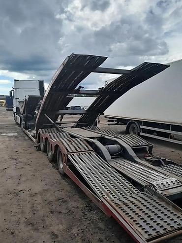 Прицепы и полуприцепы: Автовоз-полуприцеп для перевозки колесной техники специализированный — 14