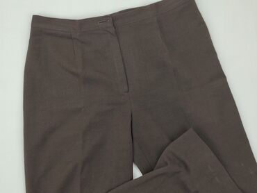 bluzki brązowa: Material trousers, XL (EU 42), condition - Fair