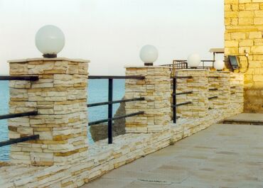 Fasad işləri: Shalale,cay,gol,ere dosheme,xasarlara ve evin fasadina tebii ve tokme — 26