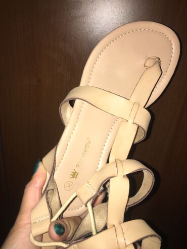 женские сандали adidas adilette: Ölçü: 37, rəng - Bej, İşlənmiş