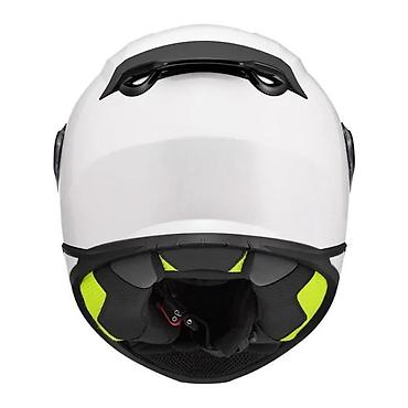 katanac sa sifrom: LS2 integralna kaciga – bela sa crnim i neon žutim detaljima - Model — 4