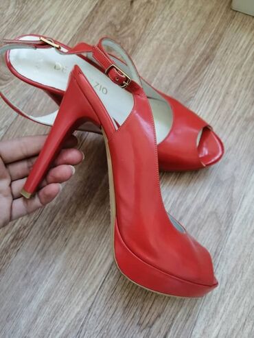 туфли под лабутены: Туфли 38.5, цвет - Красный