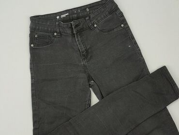 spodnie jeans czarne: Jeansy damskie, S