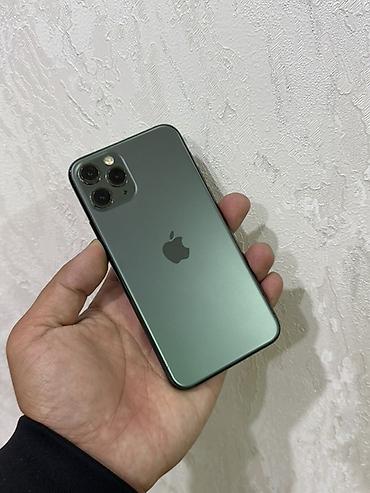 IPhone 11 Pro, Б/у, 256 ГБ, Зеленый, Защитное стекло, Чехол, 79 %