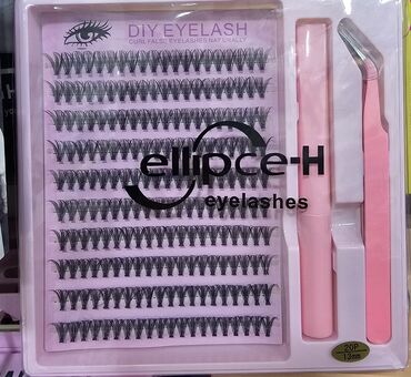 Kosmetika dəstləri: Ellipce-H DIY Eyelash – fərdi dəstəli süni kiprik seti temu kirpiklər — 5