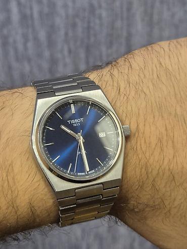 Наручные часы: Б/у, Наручные часы, Tissot, цвет - Голубой — 2