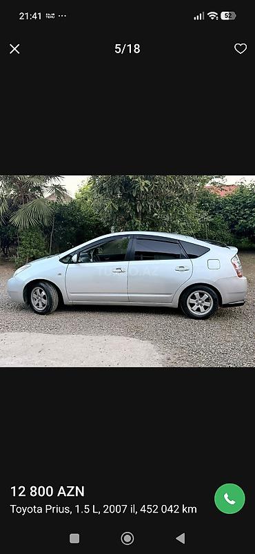 Toyota: Toyota Prius: 1.5 l | 2007 il Hetçbek — 15