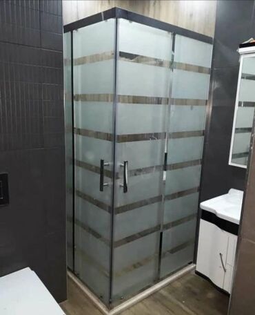 Duş kabinaları, arakəsmələr: Kvadratı 75 azndən başlayaraq istənilən ölçü və dizaynda duskabinlərin — 16