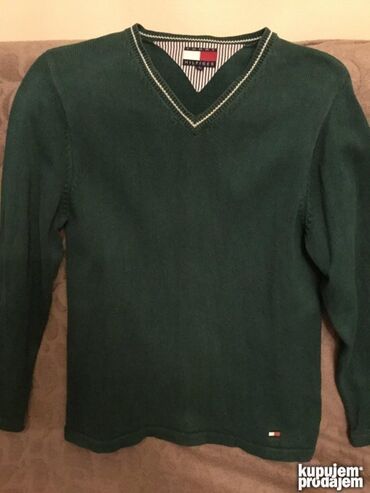 Duksevi: Original Tommy Hilfiger dzemper duks L 100% cotton Ramena 47cm — 1