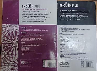 Школьные учебники: İki kitab birlikdə 10 azn. Məhsul: New English File – Beginner — 2